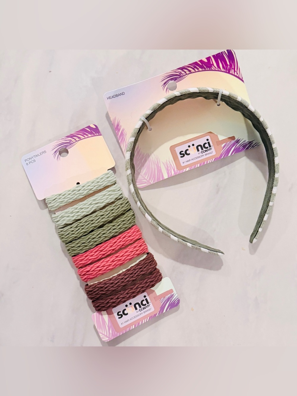 Scunci x Conair Summer Tropical Vacation Hair Accessories